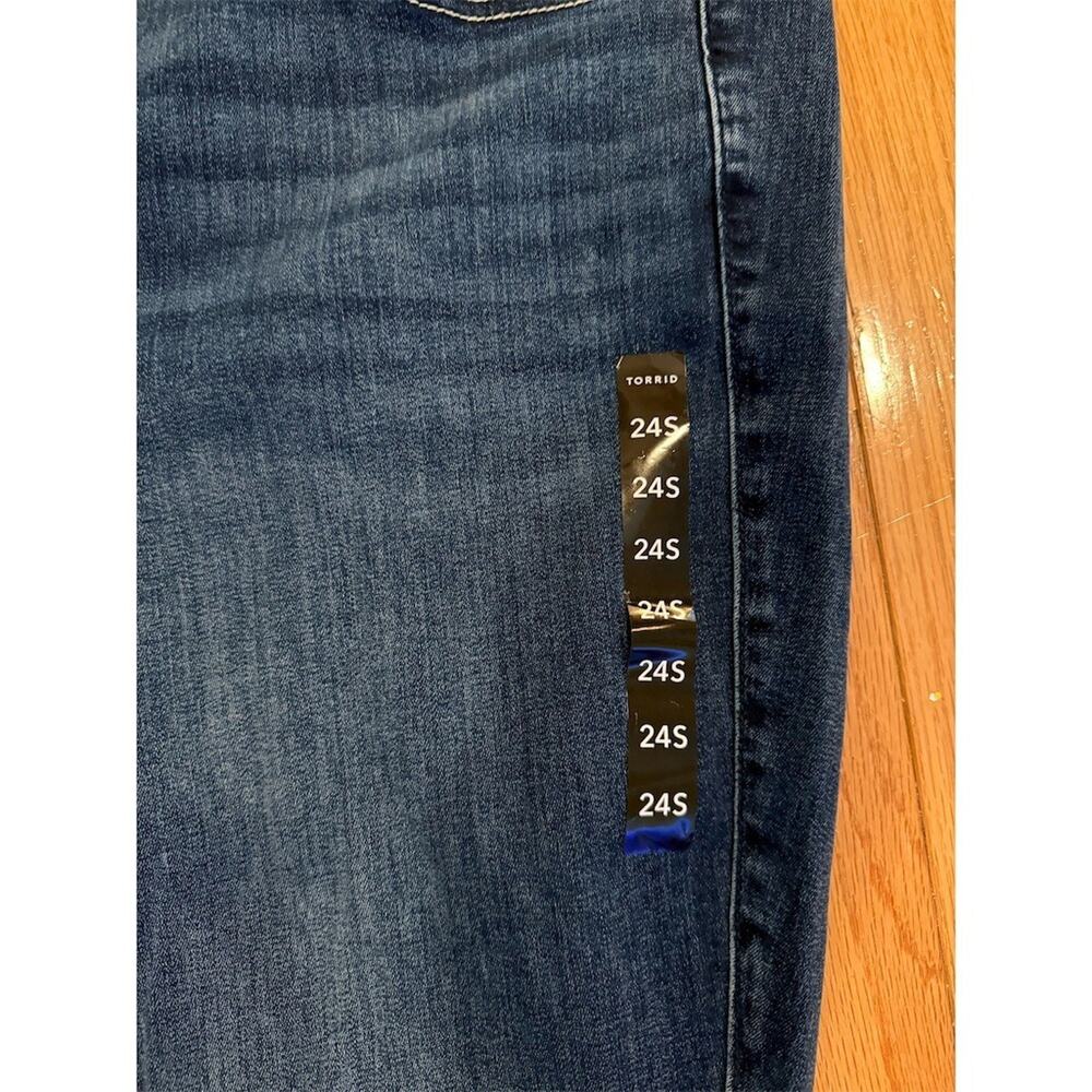 Torrid Jeans Womens Plus Size 24S Dark Wash High Rise Jegging Skinny - Picture 2 of 11